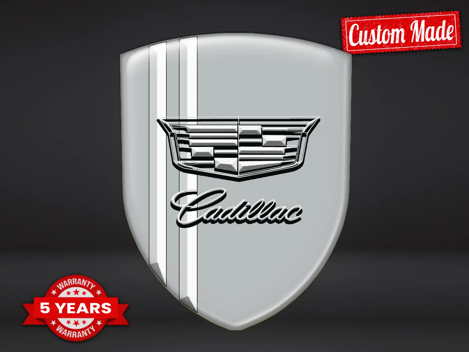 Cadillac Pegatinas Logo Impresas Resistentes Limitadas Alta Calidad